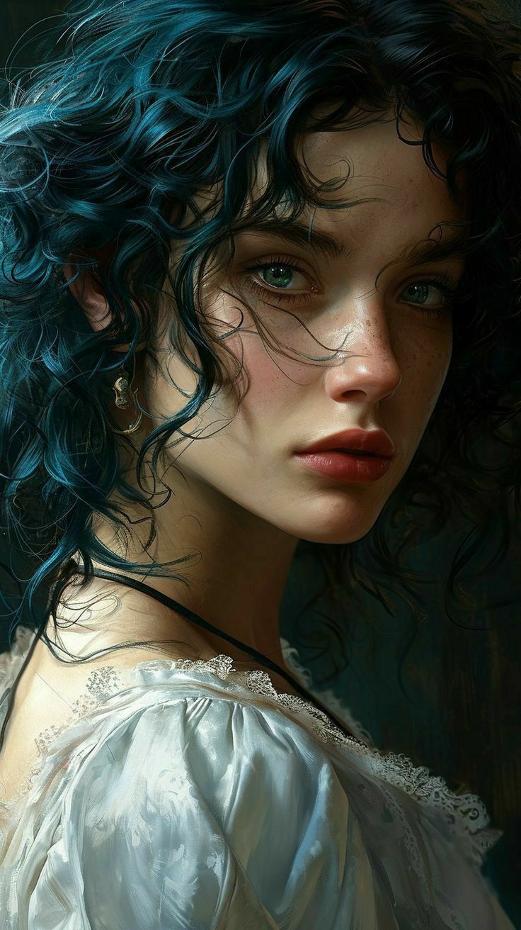 تابلو پرتره جذبه رنگ و هنر